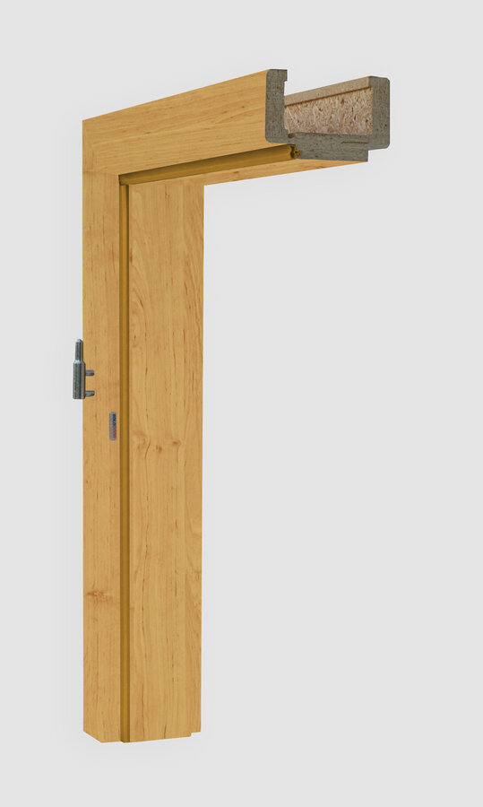 Obložková zárubeň, dekor olše, provedení 80 levé, tl. zdi 150 mm