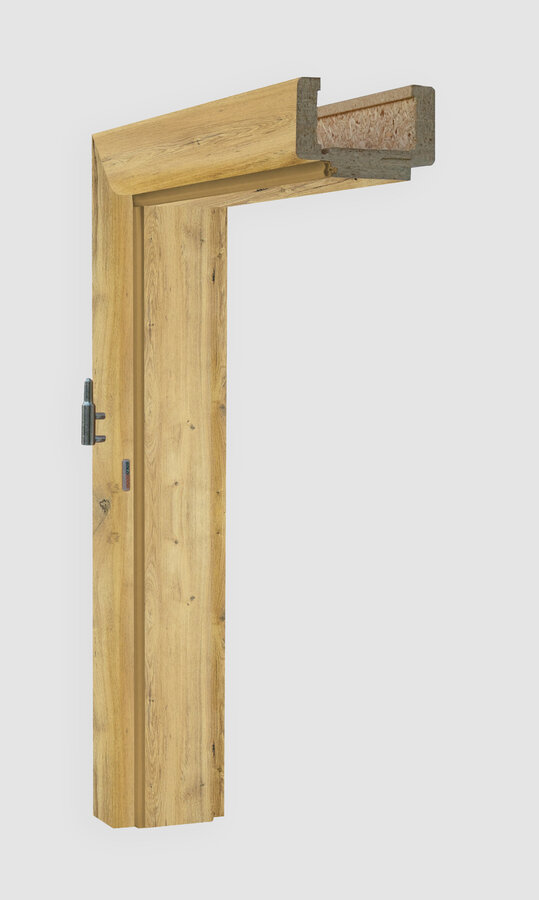 Obložková zárubeň, dekor dub forest, provedení 80 levé, tl. zdi 150 mm