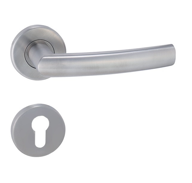 Klika rozetová ESSO, broušená nerez, pro cyllindrickou vložku