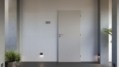 Požárně bezpečnostní dveře CPL šedá