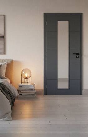 Dveře do ložnice | dveře Smart lak 8 Dark Snow