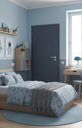 Dveře do dětského pokoje | dveře Smart lak 53 Dark Snow