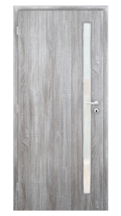 Dveře SMART 20, dekor dub archico, provedení 80 levé, sklo satinato