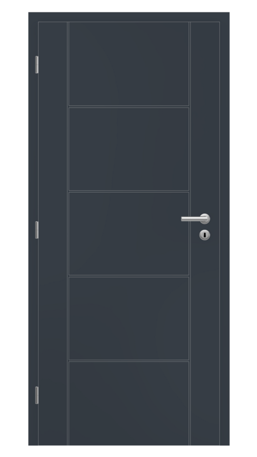 Dveře SMART 56, dekor dark snow, provedení 80 levé