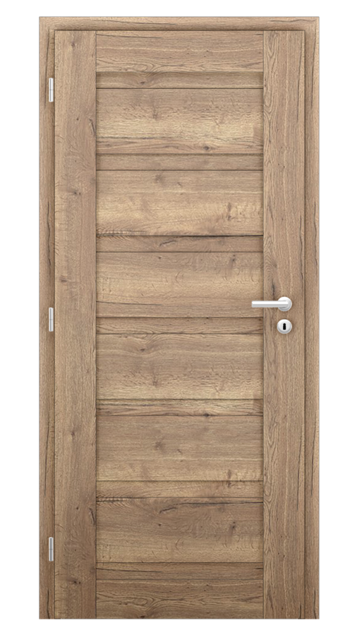 Dveře VIVA 61, dekor dub halifax, provedení 80 levé