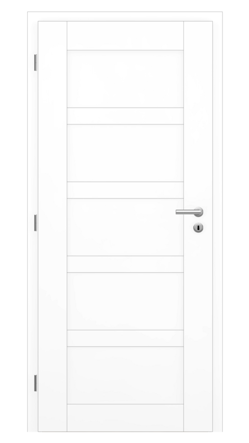 Dveře VIVA 66, dekor bílá, provedení 80 levé