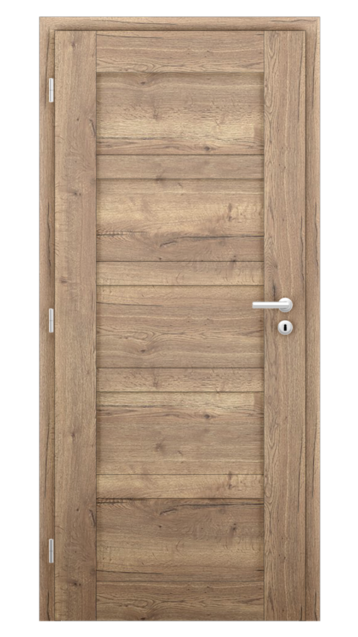 Dveře VIVA 66, dekor dub halifax, provedení 80 levé