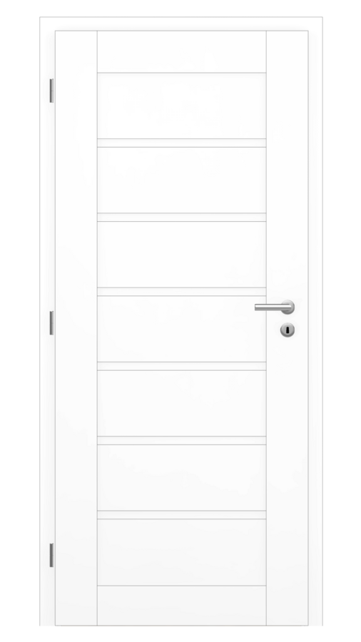 Dveře VIVA 81, dekor bílá, provedení 80 levé