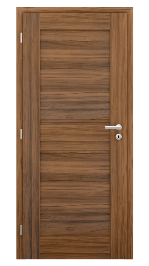 Dveře VIVA 81, dekor ořech, provedení 80 levé