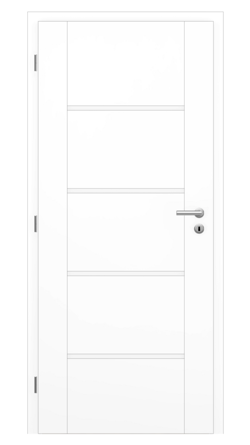 Dveře VIVA 86, dekor bílá, provedení 80 levé