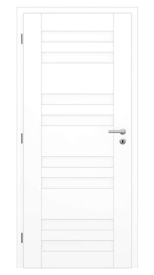 Dveře VIVA 91, dekor bílá, provedení 80 levé