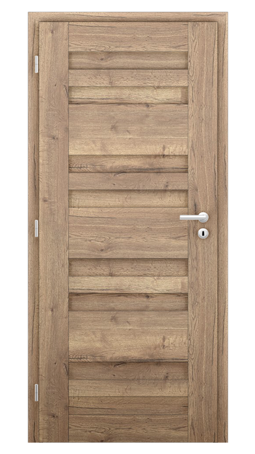 Dveře VIVA 91, dekor dub halifax, provedení 80 levé